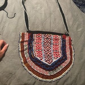 Heavy Beaded Native Indian Style Vintage Purse